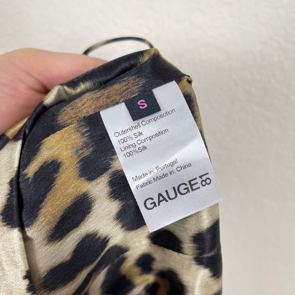 NWT GAUGE81 Sakai Silk Top in Leopard - Picture 7 of 8